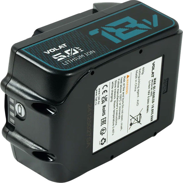 Изображение товара Аккумулятор для электроинструмента VOLAT VT-MAK-BL1850LED-5 (для Makita)