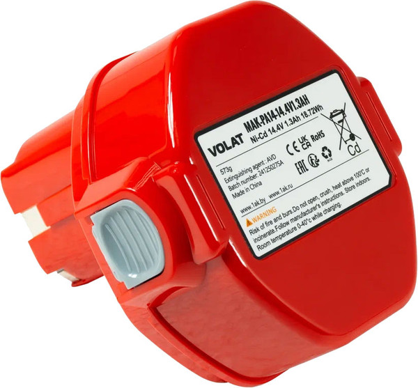 Изображение товара Аккумулятор для электроинструмента VOLAT VT-MAK-PA14-1.3 (для Makita)