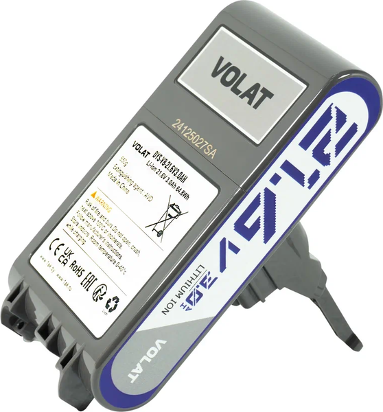 Изображение товара Аккумулятор для пылесоса VOLAT VT-DYS-V8-21.6V3.0AH (для Dyson)