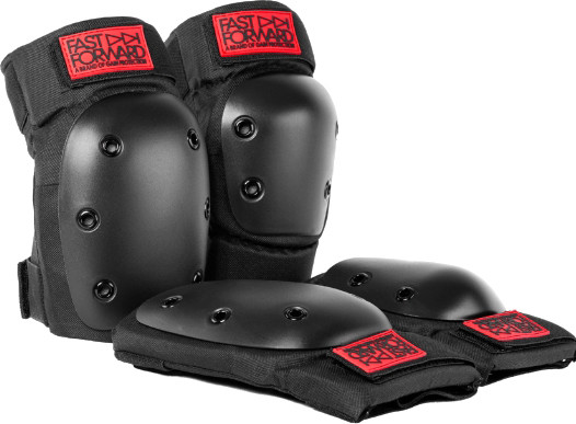 Изображение товара Комплект защиты GAIN Fast Forward Rookie Knee&Elbow Pads 03-100684 (р.XL, черный)