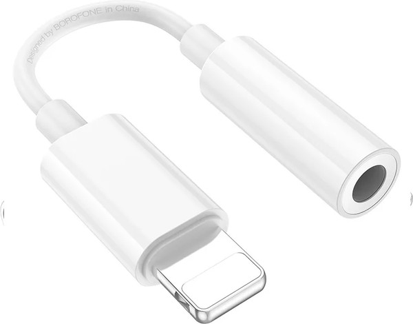Изображение товара Адаптер Borofone BV21 Lightning (белый)