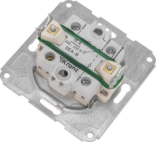 Изображение товара Выключатель Kranz Dea KR-78-0209 (белый)