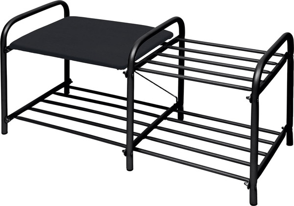 Изображение товара Банкетка Ника Люкс / ЭТЛ1-1/Ч (черный/матовый черный)