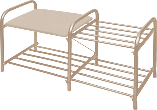 Изображение товара Банкетка Ника Люкс / ЭТЛ1-1/БЖ (слоновая кость/бежевый металлик)