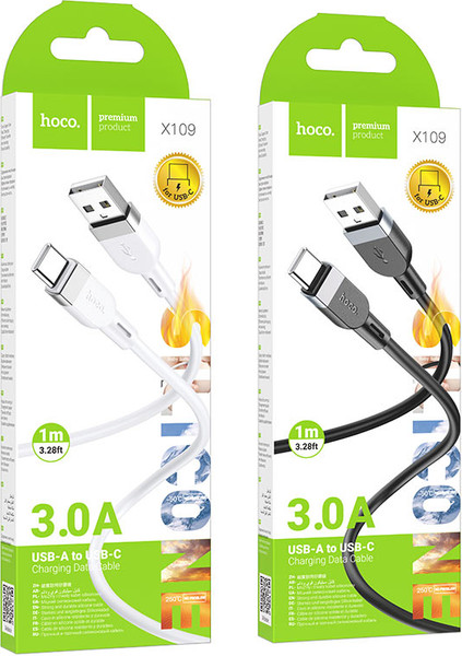 Изображение товара Кабель Hoco X109 Type-C (1м, белый)