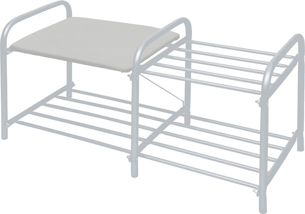 Изображение товара Банкетка Ника Люкс / ЭТЛ1-1/МС (светло-серый/матовый серый)