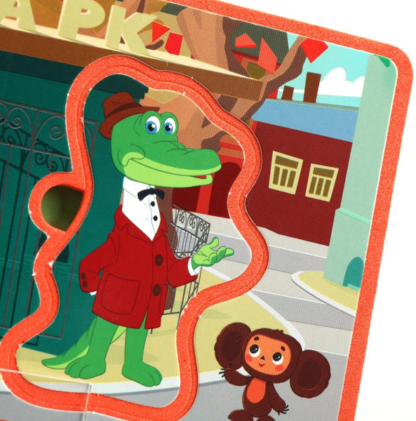 Изображение товара Книга-пазл Умка Привет, чебурашка! / 9785506089971