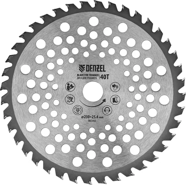 Изображение товара Нож для триммера Denzel 96340