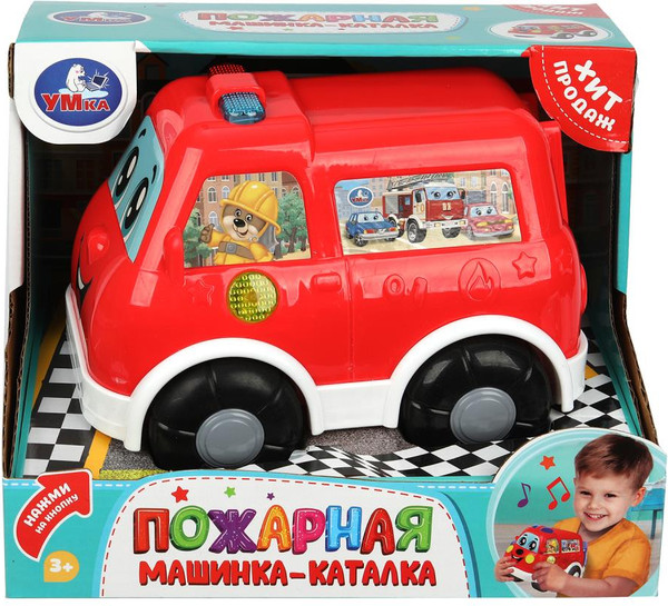 Изображение товара Игрушка-каталка Умка Пожарная Машина / HT1374-R