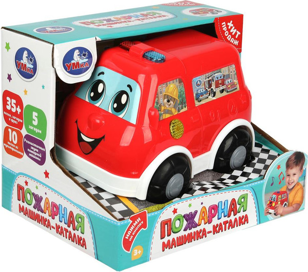 Изображение товара Игрушка-каталка Умка Пожарная Машина / HT1374-R