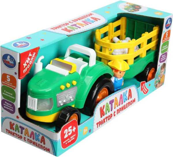 Изображение товара Игрушка-каталка Умка Трактор С Прицепом /  B2329541-R