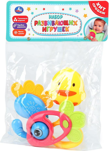 Изображение товара Набор погремушек Умка 2007M166-R