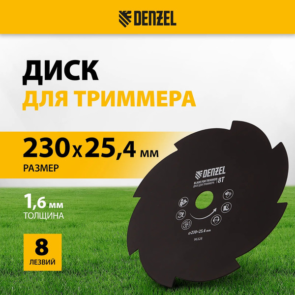 Изображение товара Нож для триммера Denzel 96328