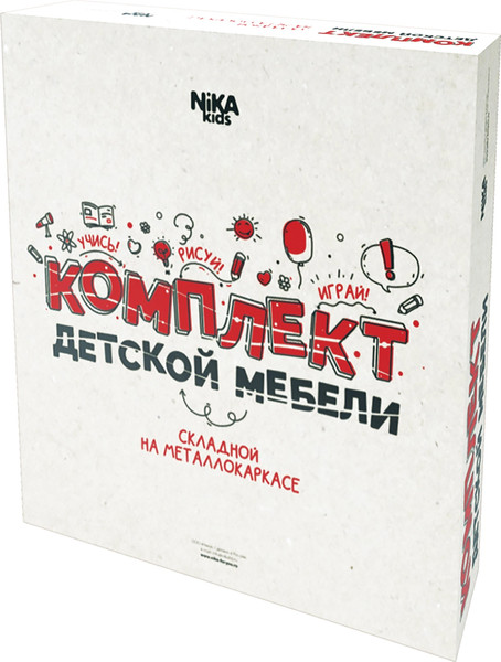 Изображение товара Комплект мебели с детским столом Ника Маленькая модница / NK-75/М