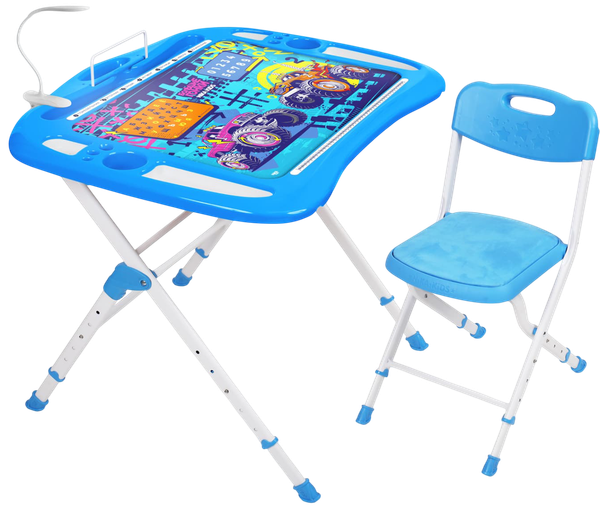 Изображение товара Комплект мебели с детским столом Ника Большие гонки / NKP2/БГ2