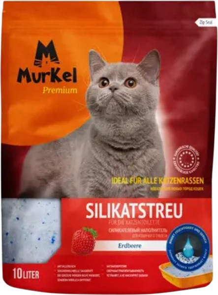 Изображение товара Наполнитель для туалета Murkel Силикагелевый / MR-014 (4.5кг, клубника)