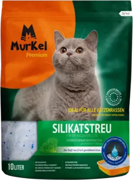 Изображение товара Наполнитель для туалета Murkel Силикагелевый / MR-017 (4.5кг,скошенная трава)