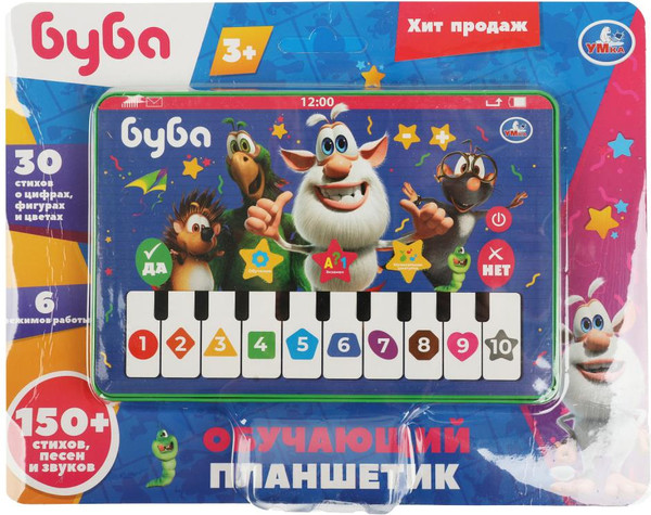 Изображение товара Развивающая игрушка Умка Обучающий планшетик Буба / HT1117-R17 