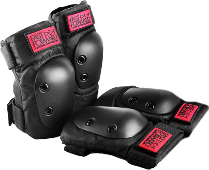 Изображение товара Комплект защиты GAIN Fast Forward Rookie Knee&Elbow Pads 03-100680 (р.XS, черный)