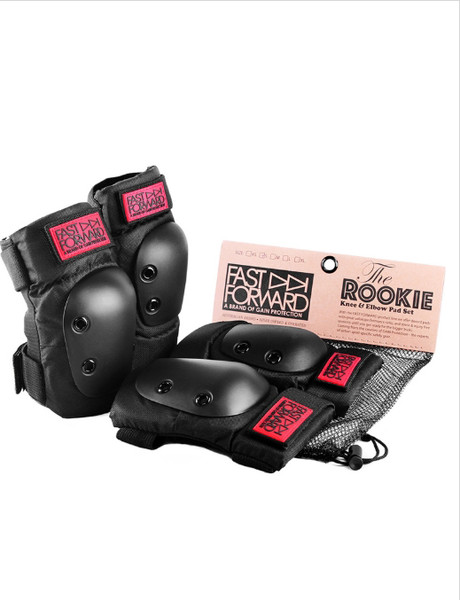 Изображение товара Комплект защиты GAIN Fast Forward Rookie Knee&Elbow Pads 03-100680 (р.XS, черный)