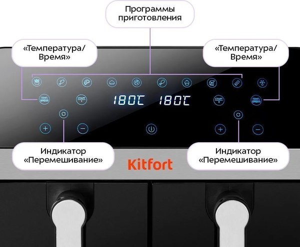 Изображение товара Аэрогриль Kitfort КТ-2272