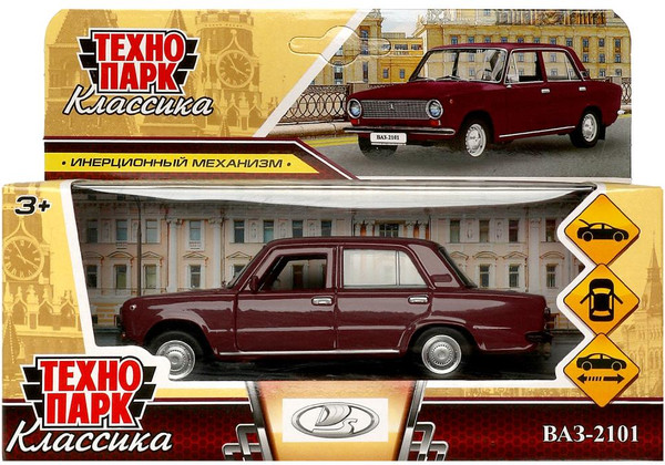 Изображение товара Автомобиль игрушечный Технопарк Ваз-2101 / 2101-12-PRL
