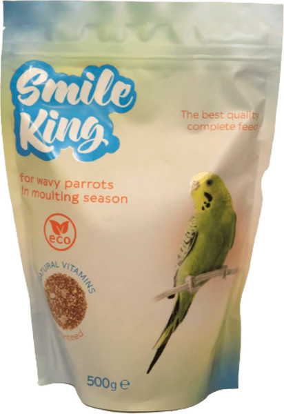 Изображение товара Корм для грызунов Smile King Для волнистого попугая в период линьки / LKG-23 (500г)