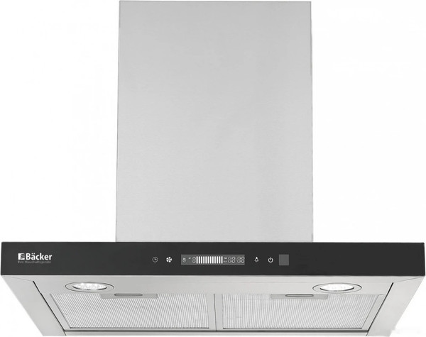 Изображение товара Вытяжка Т-образная Backer CH60E-TGL200 SSBK Glass