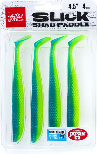 Изображение товара Мягкая приманка Lucky John Slick Shad Paddle 4.5in 11.40 T57 / 140441-T57 (4шт)