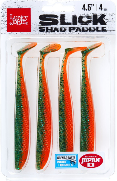 Изображение товара Мягкая приманка Lucky John Slick Shad Paddle 4.5in 11.40 Z16 / 140441-Z16 (4шт)