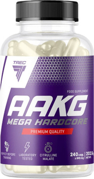 Изображение товара Аминокислота AAKG Trec Nutrition Mega Hardcore (240 капсул)