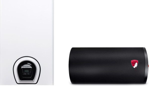 Изображение товара Газовый котел Federica Bugatti 24В Varme (с бойлером косвенного нагрева Inox 800H)