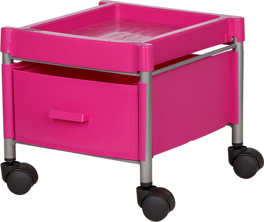 Изображение товара Тележка парикмахерская Элеганс Алана-01 (розовый)