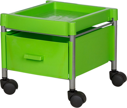 Изображение товара Тележка парикмахерская Элеганс Алана-01 (салатовый)