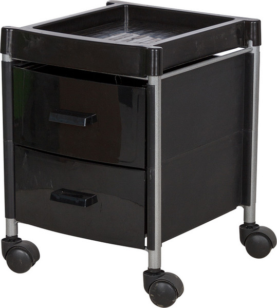 Изображение товара Тележка парикмахерская Элеганс Алана-02 (черный)