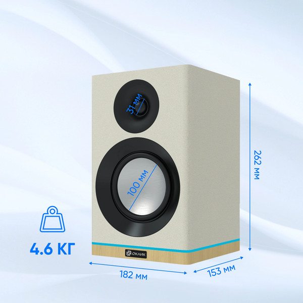 Изображение товара Мультимедиа акустика Оклик OK-605A (белый)
