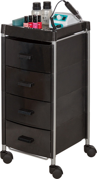 Изображение товара Тележка парикмахерская Элеганс Алана-04 (черный)