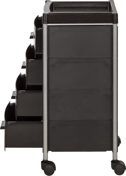 Изображение товара Тележка парикмахерская Элеганс Алана-04 (черный)