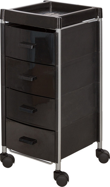 Изображение товара Тележка парикмахерская Элеганс Алана-04 (черный)