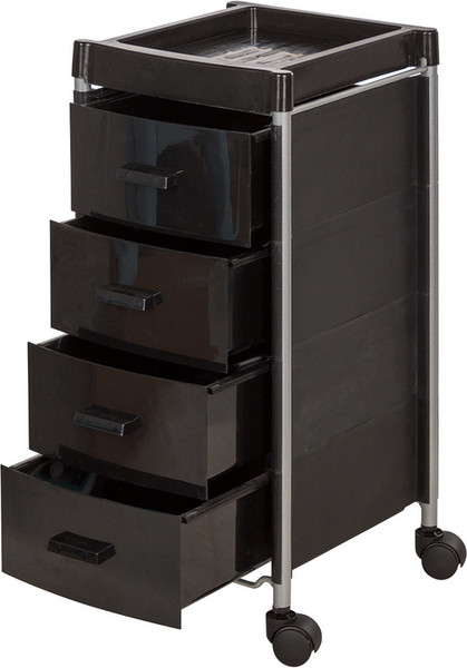 Изображение товара Тележка парикмахерская Элеганс Алана-04 (черный)