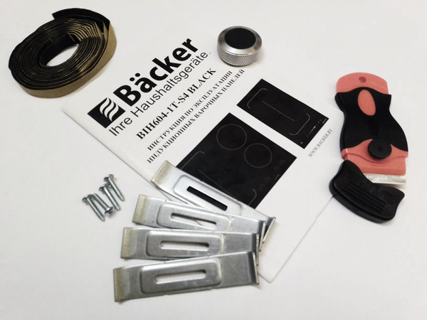 Изображение товара Индукционная варочная панель Backer BIH604-1T-S4 Black