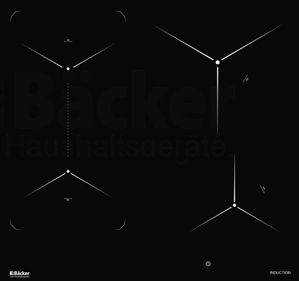 Изображение товара Индукционная варочная панель Backer BIH604-1T-S4 Black