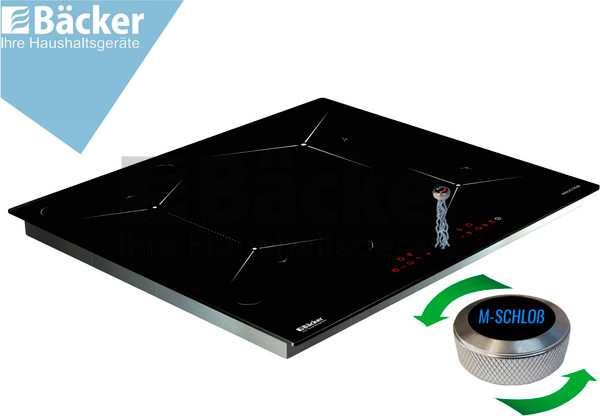 Изображение товара Индукционная варочная панель Backer BIH604-1T-S4 Black