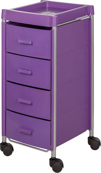 Изображение товара Тележка парикмахерская Элеганс Алана-04 (фиолетовый)