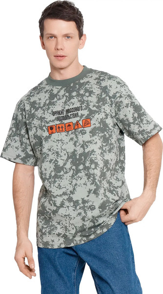 Изображение товара Футболка Mark Formelle 111846 (р.104-182/188, миллитари варка на зеленом)