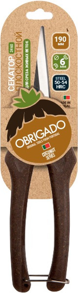 Изображение товара Садовые ножницы механические Obrigado 190мм D6мм / 2460