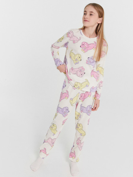 Изображение товара Пижама детская Mark Formelle 567740 (р.140-68, собачки на молочном)