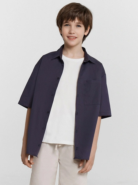 Изображение товара Рубашка детская Mark Formelle 113456-1 (р.122-60, металлический серый)