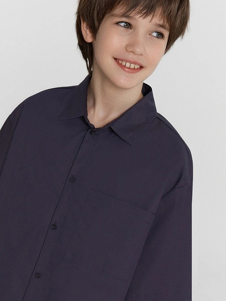 Изображение товара Рубашка детская Mark Formelle 113456-1 (р.122-60, металлический серый)