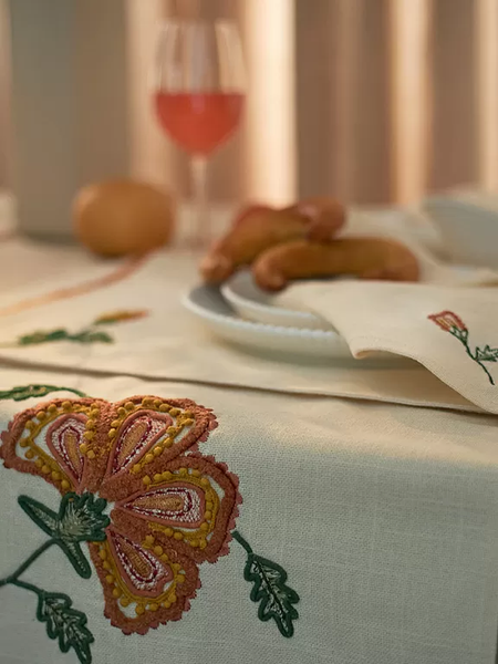 Изображение товара Дорожка на стол Tkano Ethnic / TK25-TR0002 (Spring flower,45x150см)